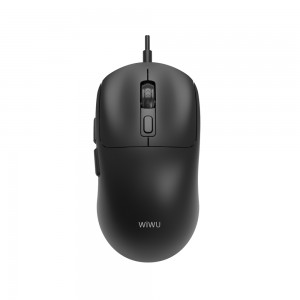 Манипулятор мышь беспроводная WIWU USB2.0 Wired Mouse WM111 Black