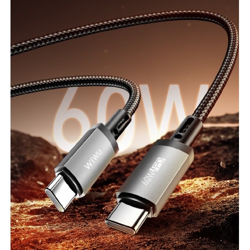 Кабель WIWU 60W Titanlink Series Charging Cable 1M Wi-C057 C-C