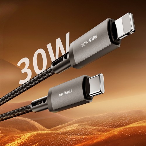 Кабель WIWU 30W Titanlink Series Charging Cable 1M Wi-C056 C-L
