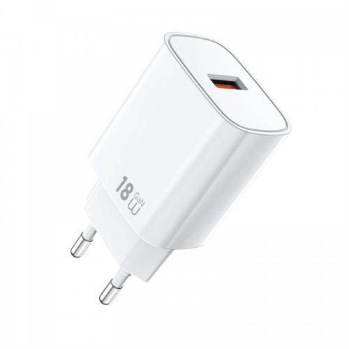 Сетевое зарядное устройство WIWU 18W Essen GaN Fast Charger Wi-G006 EU White