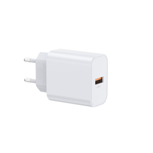 Сетевое зарядное устройство WIWU 2.4A Essen GaN Fast Charger Combo с кабелем A-M Wi-G023 A-M EU White