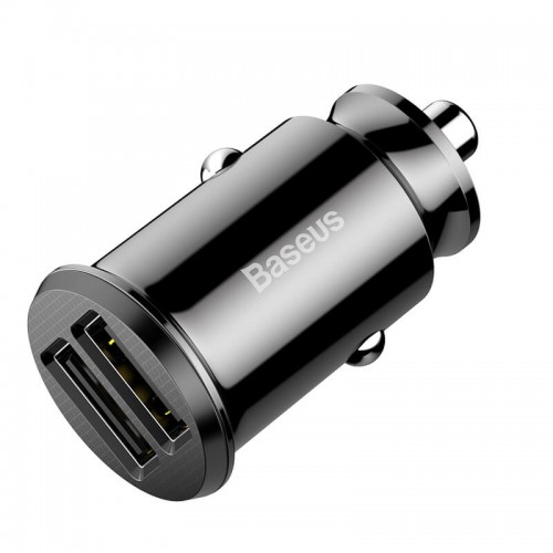 Автомобильное зарядное устройство Baseus Grain Car Charger 3.1A Black