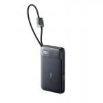 Повербанк Baseus FC11 10000mAh 22.5W з 2 кабелями Type‑C/Lightning Cosmic Black