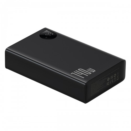 Зовнішній акумулятор Baseus Adaman Digital Display Fast Charge Power Bank 24000mAh 140W Cluster Black