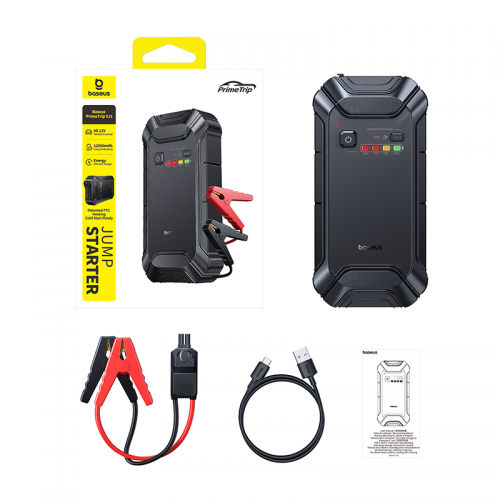 Автомобільний пуско-зарядний пристрій Baseus PrimeTrip VJ1 Jump Starter 12000mAh