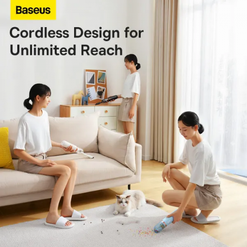 Автомобильный пылесос Baseus A2Pro Car Vacuum Cleaner (6000pa) White