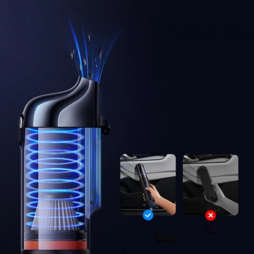 Автомобильный пылесос Baseus A5 Handy Vacuum Cleaner (16000pa) Черный