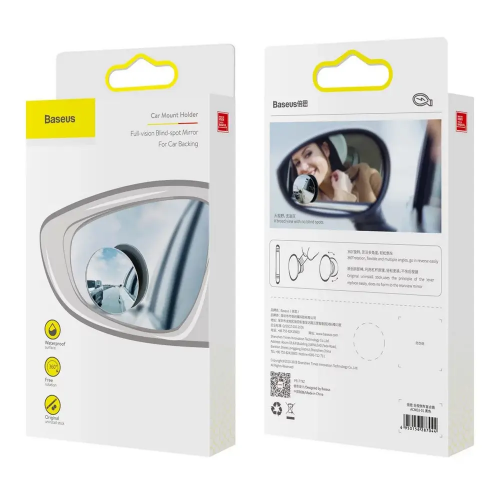Автомобильное зеркало Baseus full view blind spot rearview mirrors Black