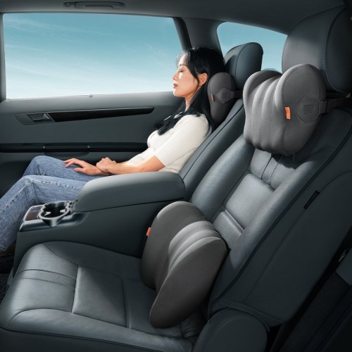 Подушка-подголовник Baseus ComfortRide Series Car Headrest Pillow Cluster Black (чёрная)