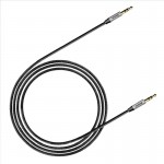Аудіокабель Baseus M30 3.5mm male to 3.5mm male, nylon braid, 1m Silver+Black