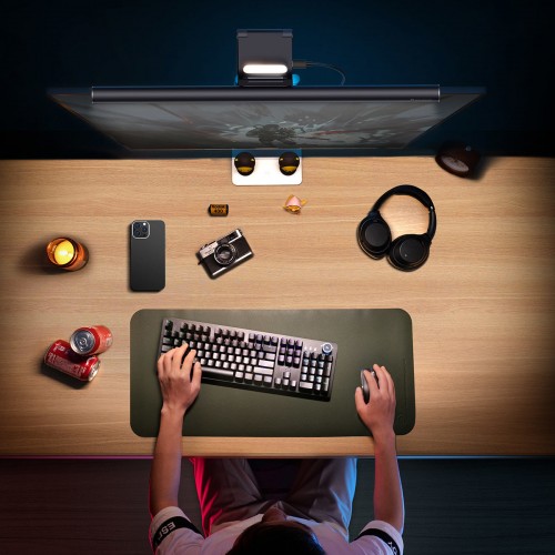 Лампа для монитора Baseus i-wok2 Series USB Asymmetric Light Source Screen Hanging Light (Youth) Черная