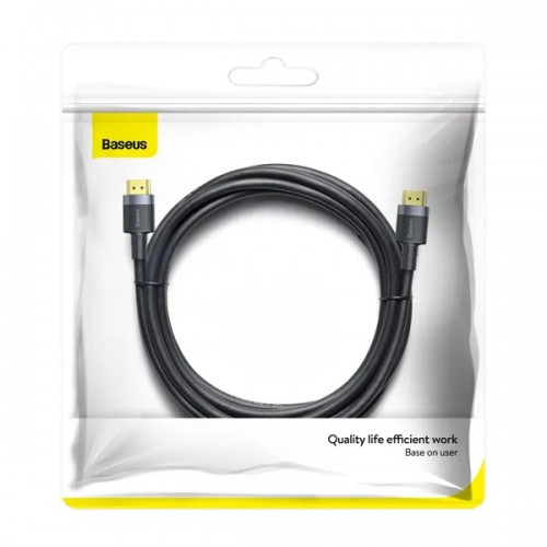 Кабель Baseus Cafule 4KHDMI Male To 4KHDMI Male Adapter Cable 3m Black