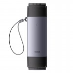 USB-хаб Baseus Lite Series USB-A & Type-C  to SD/TF Card Reader  Grey