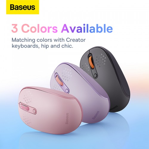Манипулятор мышь беспроводная Baseus F01B Tri-Mode Wireless Mouse Baby Pink