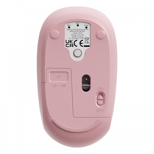Манипулятор мышь беспроводная Baseus F01B Tri-Mode Wireless Mouse Baby Pink