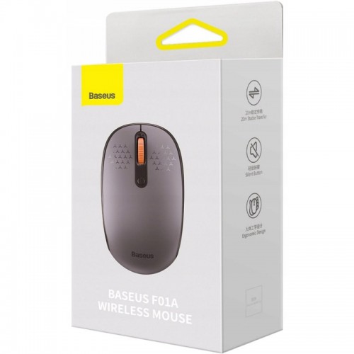 Манипулятор мышь беспроводная Baseus F01B Tri-Mode Wireless Mouse Frosted Gray