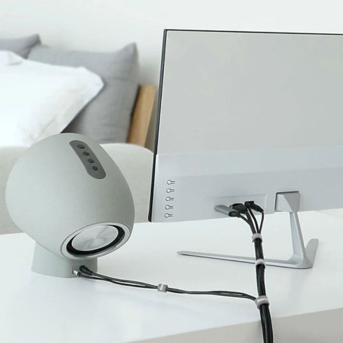 Органайзер для кабеля Baseus Colourful Circle Velcro strap 3 м, серый