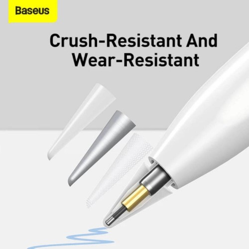 Сменные наконечники для стилуса Baseus Smooth Writing Capacitive Stylus Tips Moon White（2 шт.）