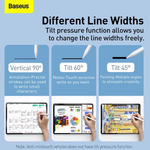 Сменные наконечники для стилуса Baseus Smooth Writing Capacitive Stylus Tips Moon White（2 шт.）