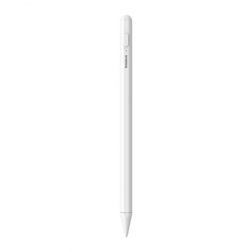 Стилус Baseus Smooth Writing 2 со светодиодными индикаторами, беспроводная версия, лунно-белый (в комплекте кабель USB‑C и активный наконечник пера)