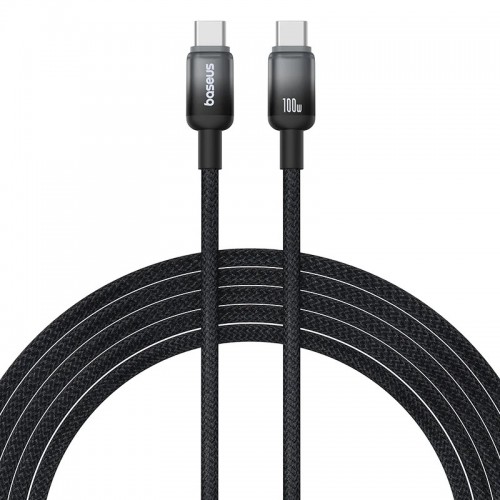 Кабель Baseus Discolor Series Fast Charging Cable USB-C — USB-C 100W 1 м, Cluster Black