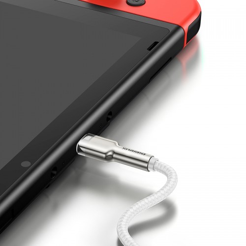 Кабель Baseus Cafule Series Metal Data Cable Type-C to Type-C 100W 1m White