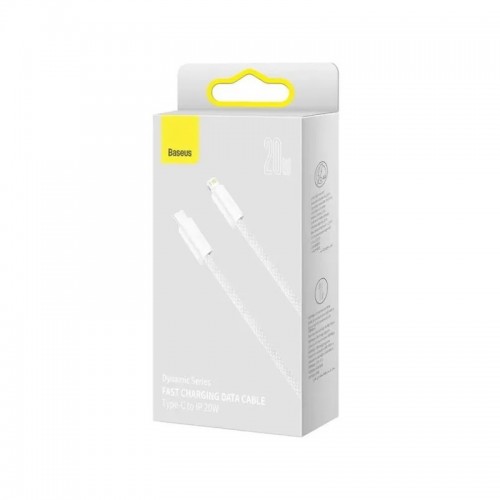 Кабель Baseus серии Dynamic для быстрой зарядки и передачи данных Type-C — iP 20W 2 м, белый