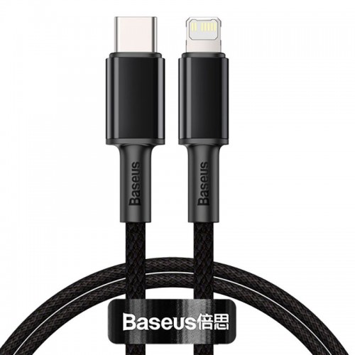 Кабель Baseus High Density Braided Fast Charging Data Cable Type-C на iP PD 20W 1 м, черный
