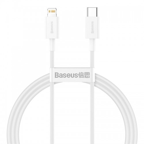 Кабель Baseus Superior Series Type-C на IP PD 20W 1 м Белый