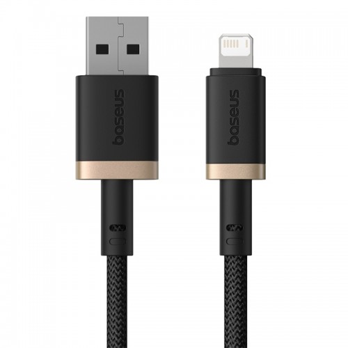 Кабель Baseus Dura Series Fast Charging Cable USB to iP 2.4A 1m Gold+Black