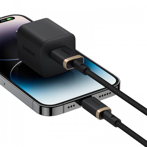 Кабель Baseus Dura Series Fast Charging Cable USB to iP 2.4A 1m Gold+Black