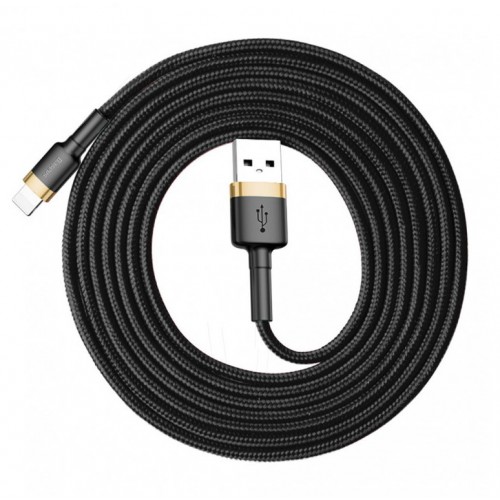 Кабель Baseus Cafule Cable USB для iP 2A 3 м золото+чёрный