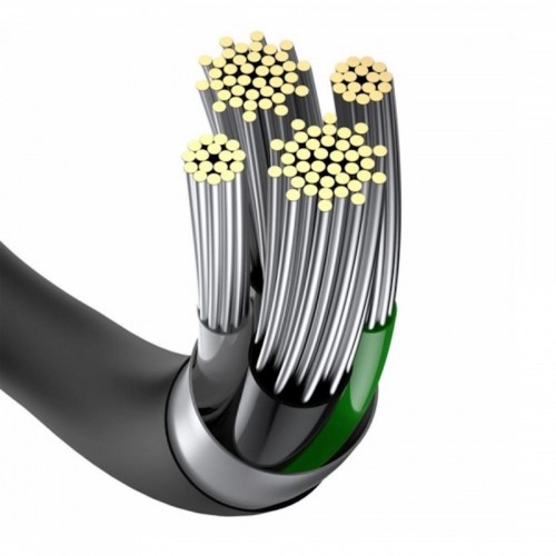 Кабель Baseus серии Superior USB–iP 2,4A 1 м, чёрный