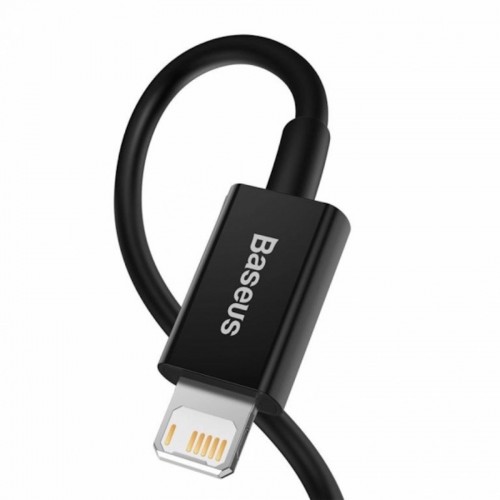 Кабель Baseus серии Superior USB–iP 2,4A 1 м, чёрный