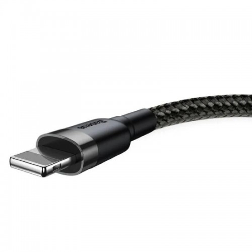 Кабель Baseus Cafule USB для Lightning 1,5 A 2 м Серый+Чёрный