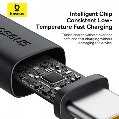 Кабель Baseus Dura Series Fast Charging Cable USB to Type-C 60W 1m Red+Black