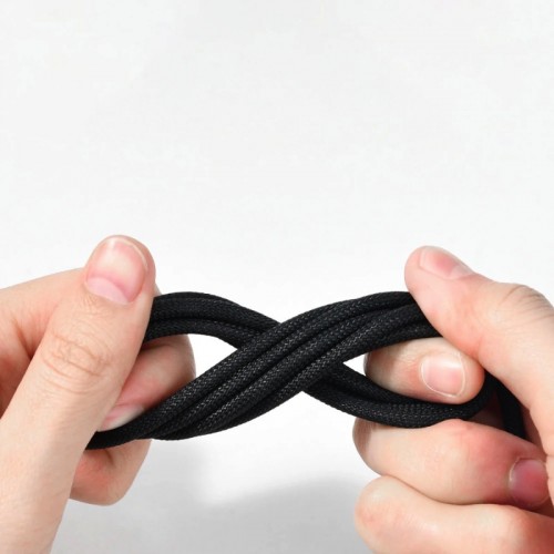 Кабель Baseus Tungsten Gold для быстрой зарядки и передачи данных USB — Type‑C 100 Вт 1 м, чёрный