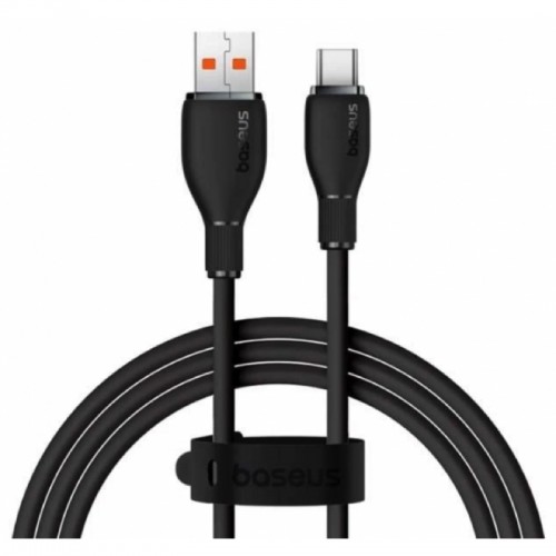 Кабель Baseus серии Pudding для быстрой зарядки USB — Type‑C 100W 1,2 м Cluster Black