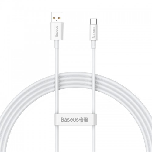 Кабель Baseus Superior Series для быстрой зарядки и передачи данных USB — Type-C 100W 1,5 м Moon White