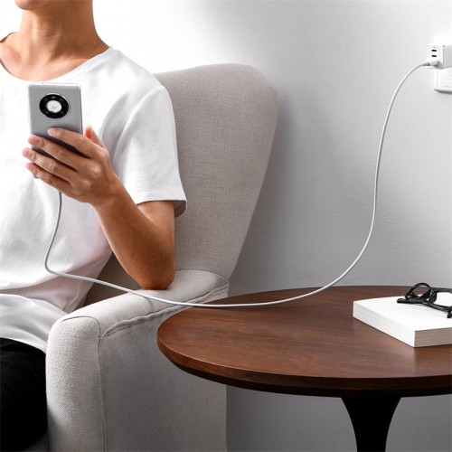 Кабель Baseus Superior Series для быстрой зарядки и передачи данных USB — Type-C 100W 1,5 м Moon White