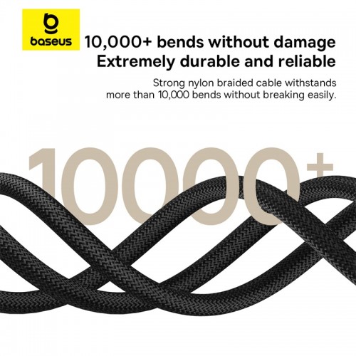 Кабель Baseus Dura Series для быстрой зарядки USB — Type-C 60W 1 м Gold+Black