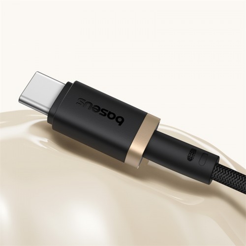 Кабель Baseus Dura Series для быстрой зарядки USB — Type-C 60W 1 м Gold+Black