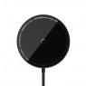 Бездротовий зарядний пристрій Baseus Simple Mini3 Magnetic Wireless Charger 15W Black