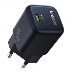 Сетевое зарядное устройство Baseus PicoGo GaN Fast Charger 1C 45W EU Cosmic Black