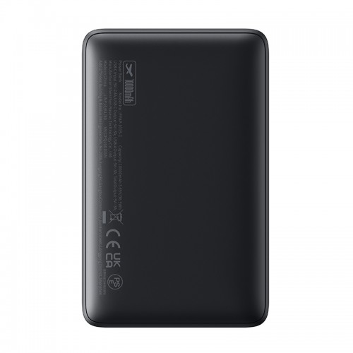 Зовнішній акумулятор Baseus EnerFill FP11 Power Bank 10000mAh 15W Cosmic Black (Includes Simple Type-C to Type-C Cable 20V/3A 30cm Black)