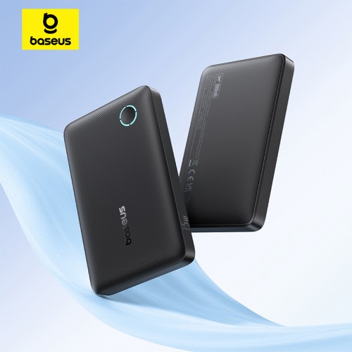 Зовнішній акумулятор Baseus EnerFill FP11 Power Bank 10000mAh 15W Cosmic Black (Includes Simple Type-C to Type-C Cable 20V/3A 30cm Black)