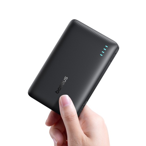Зовнішній акумулятор Baseus EnerFill FP21 Power Bank 10000mAh 22.5W Cosmic Black (Includes Simple Type-C to Type-C Cable 20V/3A 30cm Black)