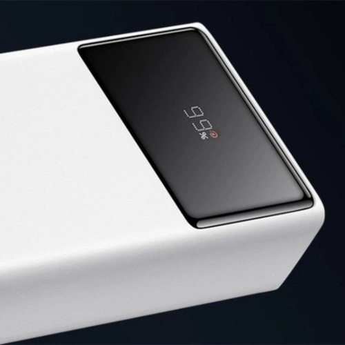 Зовнішній акумулятор Baseus Star-Lord Digital Display Fast Charge Power Bank 30000mAh 22.5W White（With Simple Series Charging Cable USB to Type-C 3A)