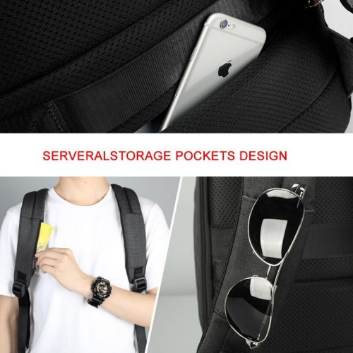 Рюкзак Tigernu T-B3595 15.6" Black grey