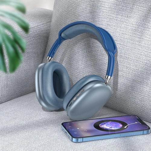 Бездротові накладні навушники BOROFONE BO22 Elegant BT headphones Blue